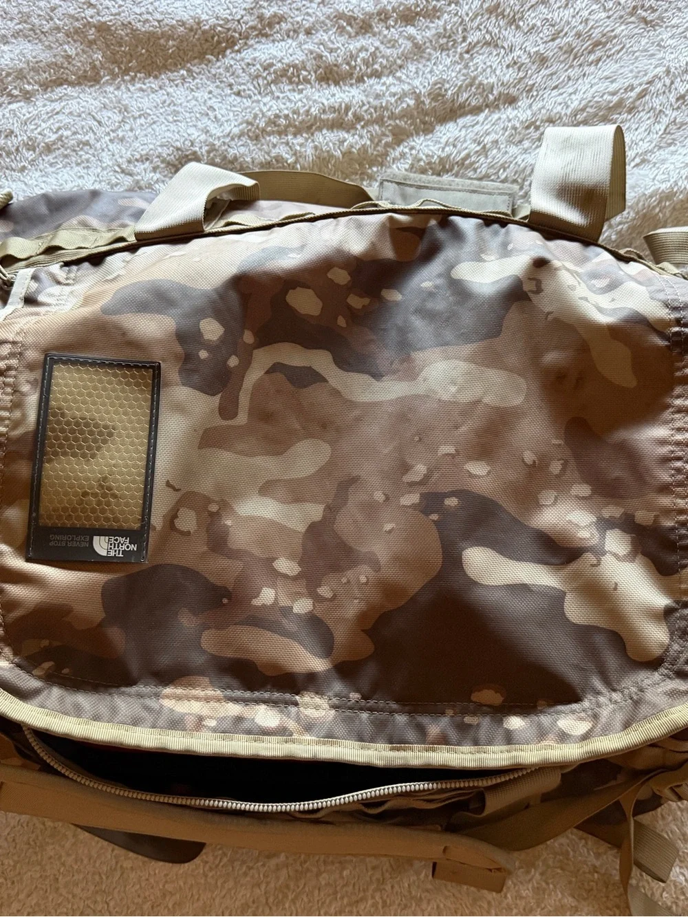 The North Face medium camo